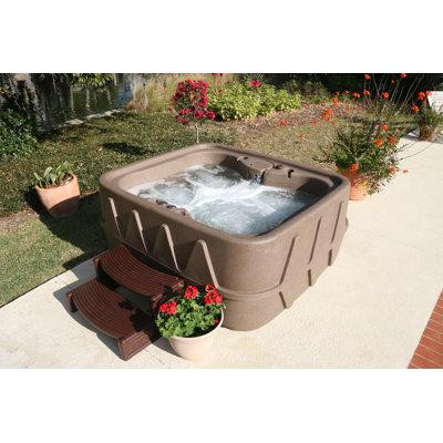 AquaRest Spas, powered by Jacuzzi® pumps Discover 4-Person 20-Jet Plug & Play Hot Tub with Ozonator, powered By Jacuzzi  dans Spas et piscines