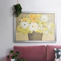 Winston Porter Table Bouquet I-Framed Gallery Wrapped Canvas