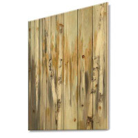 Made in Canada - East Urban Home Silver and Yellow Birch Forest - Cottage Print on Natural Pine Wood
