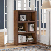Loon Peak Elleise 48'' No Assembly Required 3-Shelf Bookcase