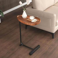 17 Stories C Shaped End Table For Couch Modern Small Side Table Minimalist Sofa Table, Snack Drink Table For Bedside Sma