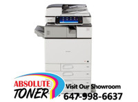 $39.99/Month Ricoh MP C3003 Colour Multifunction Laser Printer Copier 11x18 12x18 opt Stapler used photocopier Care prog