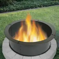 Arlmont & Co. Brenden Steel Wood Burning Fire Ring