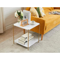 Mercer41 Raevin 4 Legs End Table with Storage