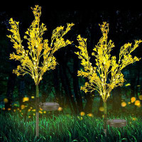 CG INTERNATIONAL TRADING Solar Garden Lights Outdoor Decorative, Solar Flowers Lights Dusk To Dawn, Solar Garden Stake L