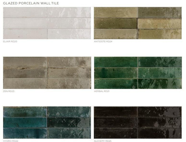 Remedy - High-end Italian tile, 2-3/8 X 9-1/2 Heavy Glazed Porcelain Wall Tile (  6 Color to Choose from ) in Floors & Walls in Alberta - Image 2