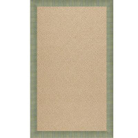Rosecliff Heights Rectangle Bobbisue Wool Indoor/Outdoor Area Rug with Non-Slip Backing