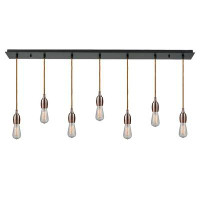 Ebern Designs Nurseli 7 - Light Kitchen Island Bulb Pendant