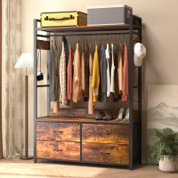 Rebrilliant 45.67'' Closet System With Drawers