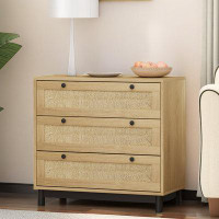 Bay Isle Home™ 3-drawer Rope Woven Chest