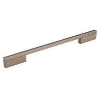 Amerock Separa 10-1/16 In (256 Mm) Centre-To-Centre Black Brushed Nickel Cabinet Pull
