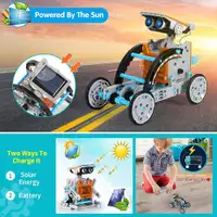 Lucky Doug® 12-In-1 Solar Powered Robot Kit - Educational Toy