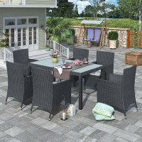 Red Barrel Studio Patio 7 Piece Dining Set With Cushions
