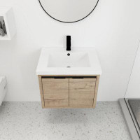 Foundry Select Float Mounting Design Bathroom Cabinet With Sink