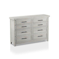 Gracie Oaks Amasa 8 Drawer Double Dresser with Mirror