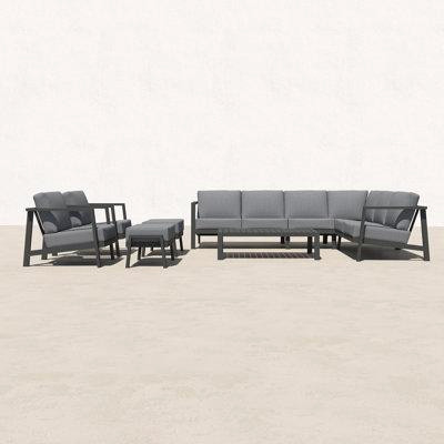 Birch Lane™ Pindall 9-Piece Deep Seating Sectional in Couches & Futons