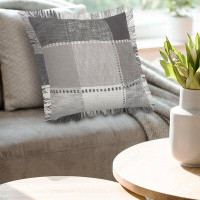 Foundry Select Plaid Throw Pillow With Fringe
