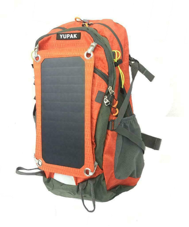 YUPAK Solar Panel Backpack with 7Watts Solar Panel & 10000 mAh Power Bank - Ship across Canada in Other - Image 2
