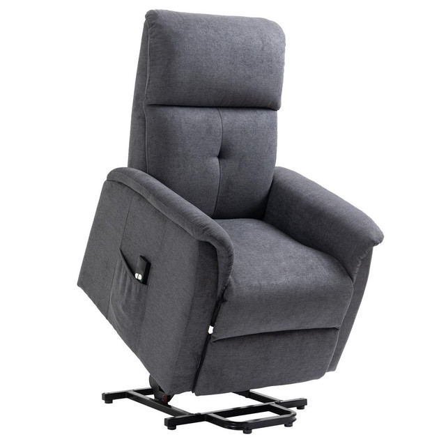 Power Lift Chair 29.5"x34.75x42.5" Gray in Chairs & Recliners - Image 2