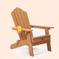 Dovecove Jerrell Folding Adirondack Patio Chair