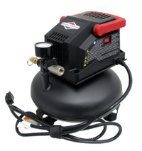 New - BRIGGS AND STRATTON 1 GALLON PANCAKE AIR COMPRESSOR -- BS0110141  -- Complete with accessory kit
