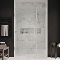 Ove Decors OVE Decors Endless TP0150200 Tampa-Pro, Alcove Frameless Hinge Shower Door, 37 15/16 To 39 1/16 In. W X 72 In