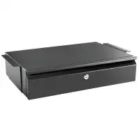 Mount-it Mount-It! Under Desk Pull-Out Drawer with Lock & 2 Keys Included For Desktops, Tables & Workbenches