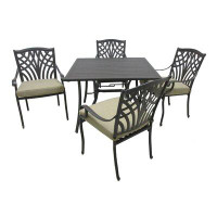 Darby Home Co Verdi 5 Piece Dining Set with Cushions