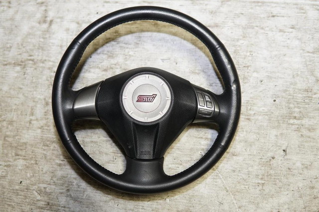 JDM Subaru Impreza WRX STi GR GRB Steering Wheel & Hub 2008-2014 STi V10 GVF GRF in Auto Body Parts