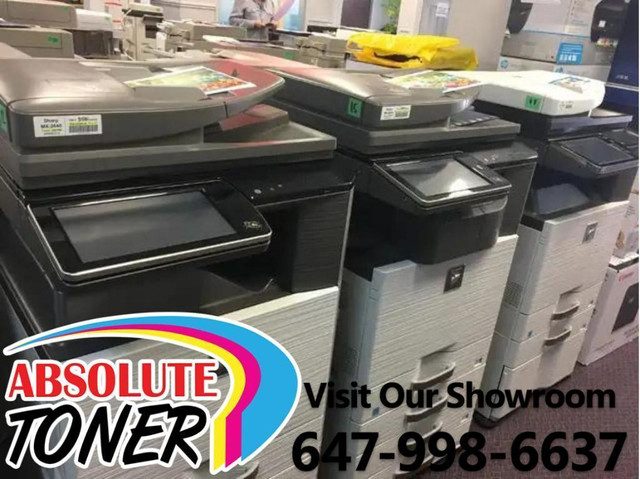 REPOSSESSED Only 5k Pages Ricoh MP C5502 Colour Copy machines copier Fax Printers Scanner Color Photocopiers for SALE in Printers, Scanners & Fax in Ontario - Image 4