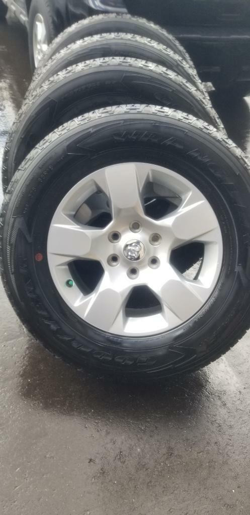 BRAND NEW TAKE OFF  2019 DODGE RAM ( 6 LUG ) 18 INCH WHEELS  WITH GOODYEAR  275 / 65 /  18         ALL SEASON TIRES. in Tires & Rims in Ontario