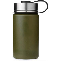 Orchids Aquae Stainless Steel Water Bottle W/ Straw & Wide Mouth Lids Keeps Liquids Hot Or Cold W/ Vacuum Insulated Swea