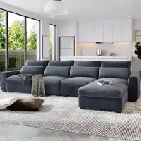 Latitude Run® Modern Large U-Shape Modular Sectional Sofa,  Convertible Sofa Bed With Reversible Chaise