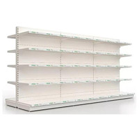 Standard Starter Double Sided 4 Shelf Included Heavy Duty Supermarket Shelf HBR-3008