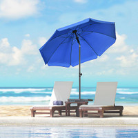 Beach Umbrella 70.9" x 82.3" H Blue