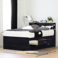 South Shore Step One Full Platform Bed with Drawers