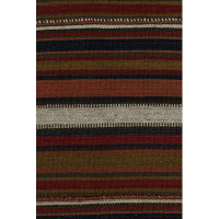 Rug & Kilim Vintage Tribal Kilim Rug In Polychromatic Stripes By Rug & Kilim