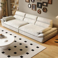 Crafts Design Trade 118.11" White 100% Polyester Modular Sofa