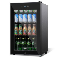 COLOZO COLOZO 96 Cans (12 oz.) 2.3 Cubic Feet Freestanding Beverage Refrigerator and with Glass Door