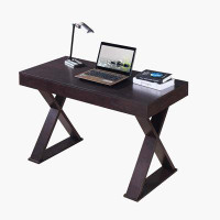 Beyong Trendy Writing Desk with Drawer, Espresso