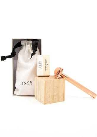 LISSE Rose Gold Safety Razor with 10 Blades in Other in Ontario