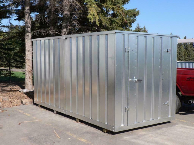 The Best Shed Ever 172'' L x 81'' W x 87.5'' H DOUBLE CONTAINER in Other Business & Industrial in Grande Prairie - Image 2