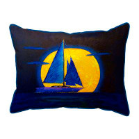 East Urban Home Moonrise Sail II Indoor/Outdoor Pillow