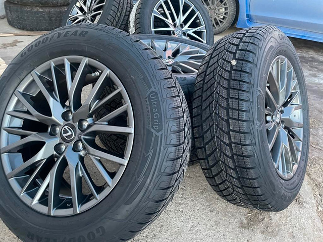 2022 Lexus rims and Goodyear UltraGrip winter Tires in Tires & Rims in Edmonton Area - Image 4