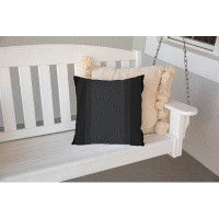 Ivy Bronx KINETIC STRIPES CHARCOAL Outdoor Pillow By Ivy Bronx