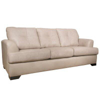 Latitude Run® 85" Leather Match Flared Arm Sofa