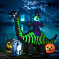 Halloween Inflatables 92.5" W x 23.6" D x 70.9" H Multi-colored