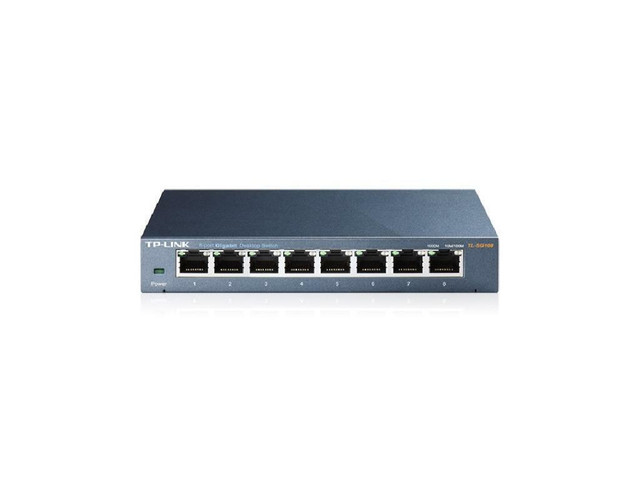 tp-link 8-Port 10/100/1000Mbps Desktop Switch - TL-SG108 in Networking in Québec