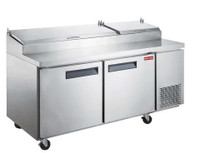 Brand new - 70  Refrigerated Pizza Prep Table with Two Doors - warranty