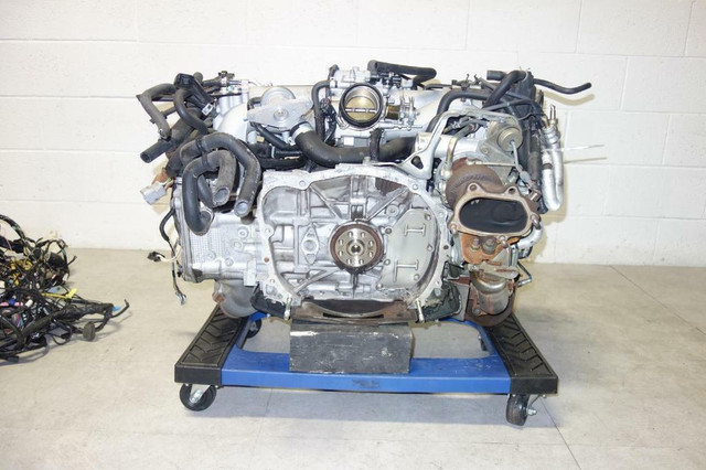 JDM Subaru Impreza WRX EJ205 Turbo Engine EJ20 DOHC 2.0L Motor With AVCS GG GD Full Harness ECU 2002 2003 2004 2005 in Engine & Engine Parts - Image 2